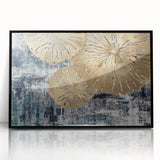 Framed wall art featuring an abstract design with bold strokes and lines in a mix of black and white, perfect for modern home decor. This acrylic piece adds a striking visual element to any room, enhancing contemporary aesthetics.