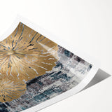 Abstract wall art print showcasing vibrant strokes and lines in a modern design, ideal for contemporary home decor. The piece features a mix of bold colors, creating an energetic and dynamic visual impact, perfect for enhancing living spaces.