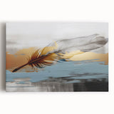 Abstract canvas wall art featuring vibrant strokes and lines in a modern design, ideal for contemporary home decor. The piece showcases a blend of bold colors, creating an eye-catching focal point for any room.