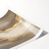 Abstract wall art print showcasing vibrant strokes and lines in bold colors, perfect for modern decor. Features a rolled design for easy framing and display.