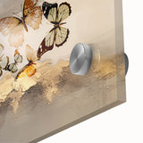 Close-up of a vibrant abstract strokes and lines design wall art piece, showcasing bold colors and intricate details, perfect for modern home decor.