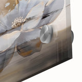 Close-up of an abstract strokes and lines wall art design showcasing vibrant colors and intricate patterns, perfect for modern home decor or art collection.