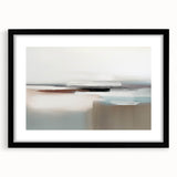 Abstract wall art featuring bold strokes and lines in a modern design, framed with a black mat, perfect for contemporary home decor. The artwork showcases a harmonious blend of colors that adds a touch of sophistication to any space, enhancing the aesthetic appeal of your living area or office.