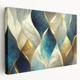 Abstract wall art canvas showcasing vibrant strokes and lines in a modern design, perfect for contemporary home decor and artistic expression.