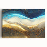 Abstract canvas wall art showcasing vibrant strokes and lines in a contemporary design, perfect for modern home decor and artistic expression.