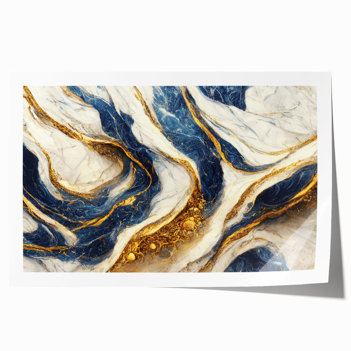 Abstract wall art print showcasing vibrant strokes and lines in a dynamic color palette, ideal for modern home decor and stylish interiors.