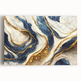 Colorful abstract strokes and lines design on stretched canvas, showcasing vibrant hues and dynamic patterns for modern home decor.