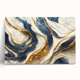 Abstract strokes and lines in vibrant colors on a stretched canvas wall art piece, showcasing modern design elements and artistic flair, ideal for contemporary decor.