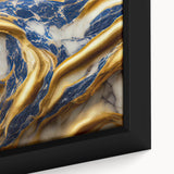 Close-up of an abstract strokes and lines canvas art piece, showcasing vibrant colors and dynamic patterns, perfect for modern home decor.