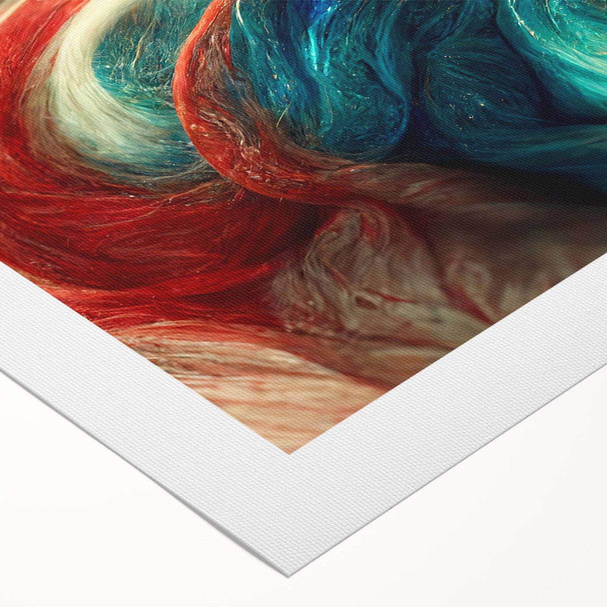 Abstract canvas wall art showcasing vibrant strokes and lines in bold colors, perfect for modern home decor and artistic expression.