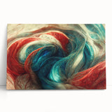 Abstract wall art print showcasing vibrant strokes and lines in a modern design, perfect for contemporary home decor and artistic expression.