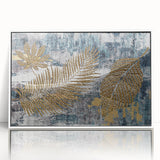 Framed wall art featuring abstract strokes and lines in soft pastel colors, set against a white background, perfect for modern interior decor.