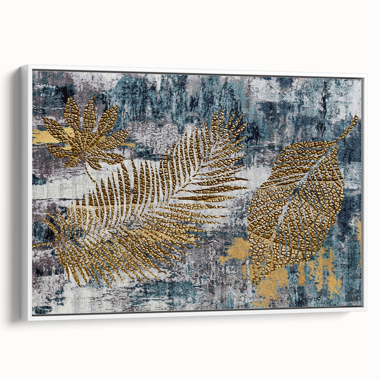 Framed wall art featuring an abstract design of colorful strokes and lines on a white background, showcasing a modern aesthetic ideal for contemporary decor.