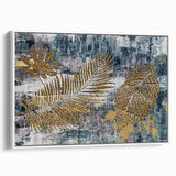 Framed wall art featuring an abstract design of colorful strokes and lines on a white background, showcasing a modern aesthetic ideal for contemporary decor.