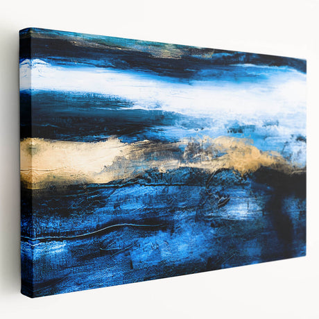 Abstract canvas wall art showcasing dynamic strokes and lines in vibrant colors, perfect for modern decor and artistic expression.