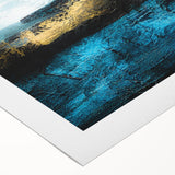 Abstract wall art featuring colorful strokes and lines on rolled canvas, designed for modern decor, perfect for vibrant home aesthetics.