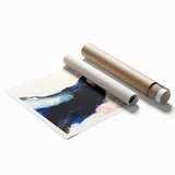 Abstract wall art print featuring vibrant strokes and lines in bold colors, ideal for modern home decor, enhancing any space's aesthetic.