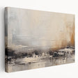 Stretched canvas showcasing an abstract strokes and lines design in vibrant colors, perfect for modern home decor and art enthusiasts.