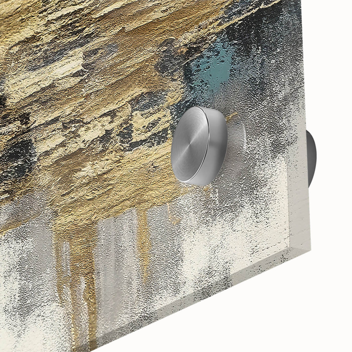 Close-up of abstract strokes and lines wall art design in vibrant colors, showcasing dynamic textures and fluid shapes, perfect for modern decor.