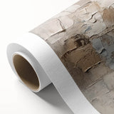 Abstract wall art featuring colorful strokes and lines in vibrant hues of blue, orange, and yellow, perfect for modern home decor.