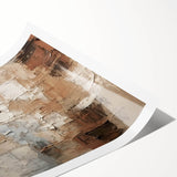 Abstract wall art print showcasing a vibrant design of colorful strokes and lines, perfect for modern decor and artistic touch.