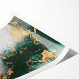 Abstract wall art print showcasing vibrant strokes and lines in bold colors, ideal for modern home decor and stylish interior design.