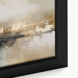 Close-up of abstract strokes and lines design on framed canvas wall art, showcasing vibrant colors and intricate details perfect for modern decor.