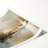 Abstract strokes and lines in vibrant colors create a modern wall art design, showcasing a dynamic interplay of shapes and textures.