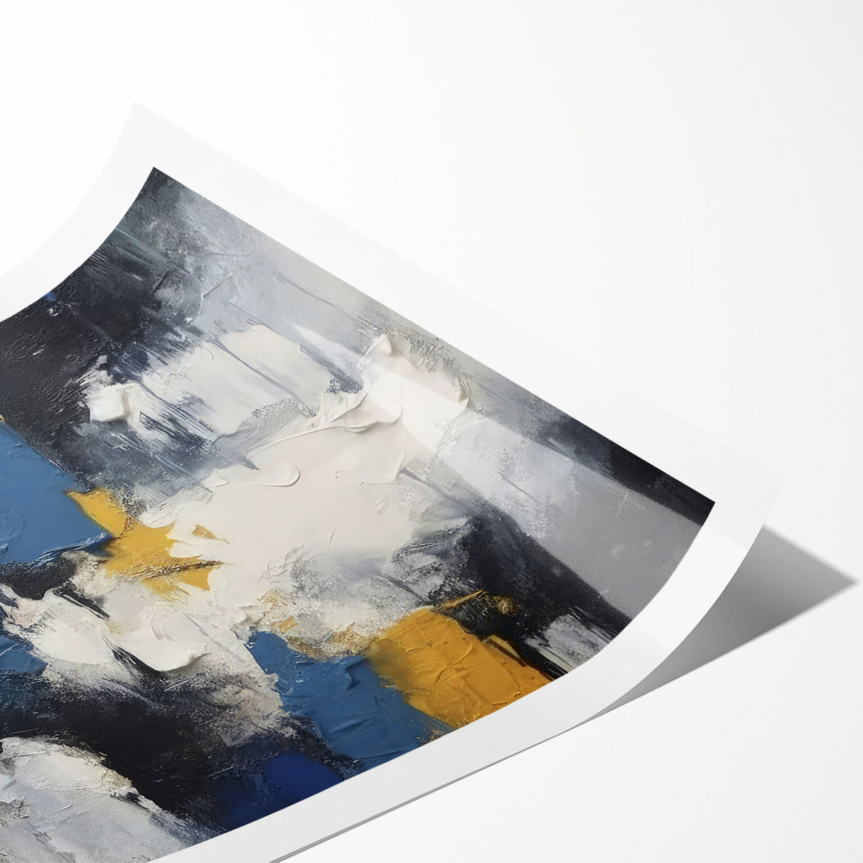 Abstract strokes and lines in vibrant colors create a modern wall art design, perfect for contemporary home decor, showcasing artistic flair.