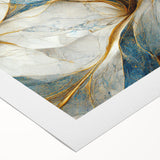 Abstract wall art design on rolled canvas, showcasing vibrant strokes and lines in multicolored hues, ideal for modern home decor.