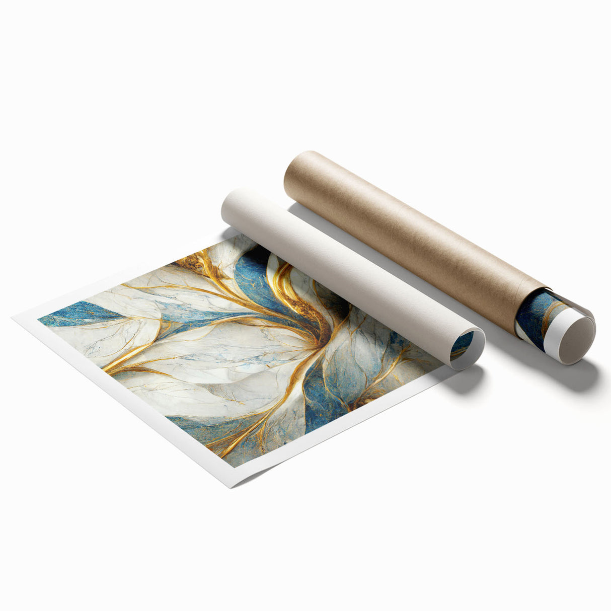 Abstract wall art print showcasing vibrant strokes and lines in a variety of colors, perfect for modern home decor or office spaces.