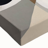 Abstract canvas wall art showcasing vibrant strokes and lines in bold colors, emphasizing contemporary design and artistic expression.