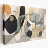 Abstract strokes and lines canvas wall art featuring vibrant colors and dynamic patterns, ideal for modern home decor and artistic expression.