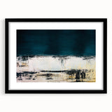 Framed abstract wall art showcasing dynamic strokes and lines in black and white, adding modern elegance to any space.