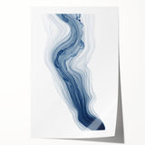 Abstract wall art print showcasing vibrant strokes and lines in a modern design, perfect for contemporary home decor or office space.