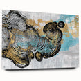 Abstract strokes and lines design wall art collection displayed in acrylic glass, featuring vibrant colors and modern aesthetics, ideal for contemporary decor.