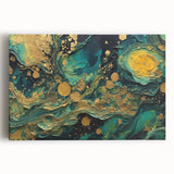 Abstract canvas artwork showcasing dynamic strokes and lines in soft pastel colors, designed for modern home decor and wall enhancement.