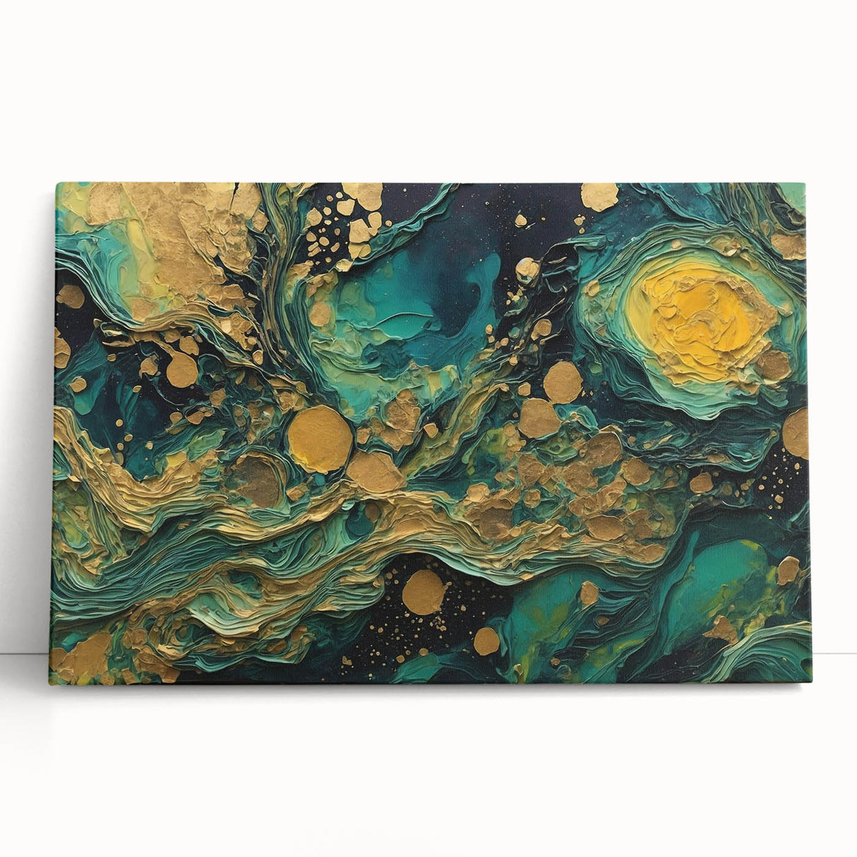 Vibrant abstract canvas wall art showcasing colorful strokes and lines in a contemporary design, perfect for modern home decor.