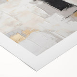 Abstract wall art design featuring vibrant strokes and lines in a mix of blue, yellow, and pink colors, ideal for modern home decor.