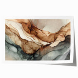 Abstract wall art print showcasing vibrant strokes and lines in bold colors, perfect for modern home decor or creative spaces.