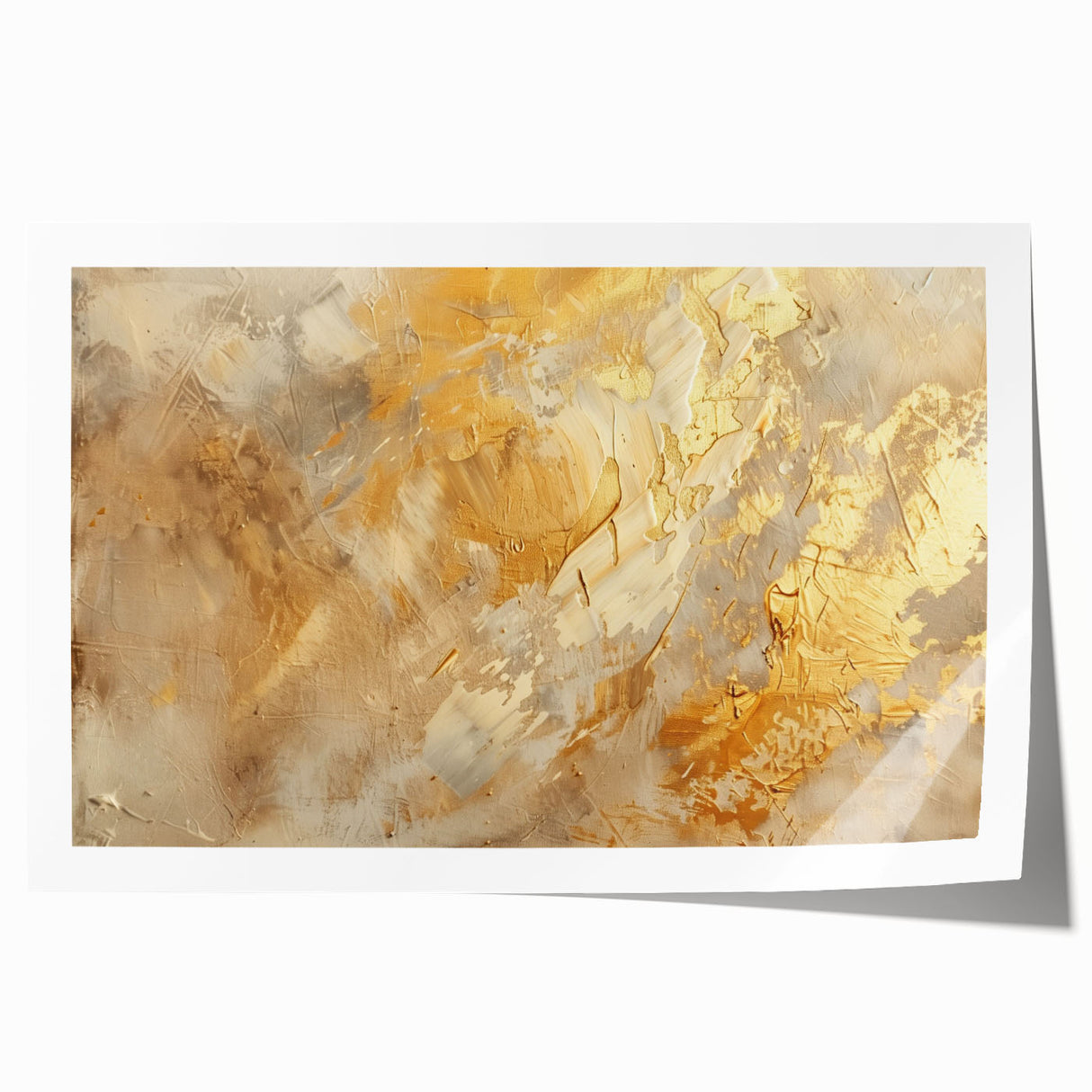 Abstract wall art print showcasing vibrant strokes and lines in a modern design, perfect for contemporary home decor and artistic spaces.