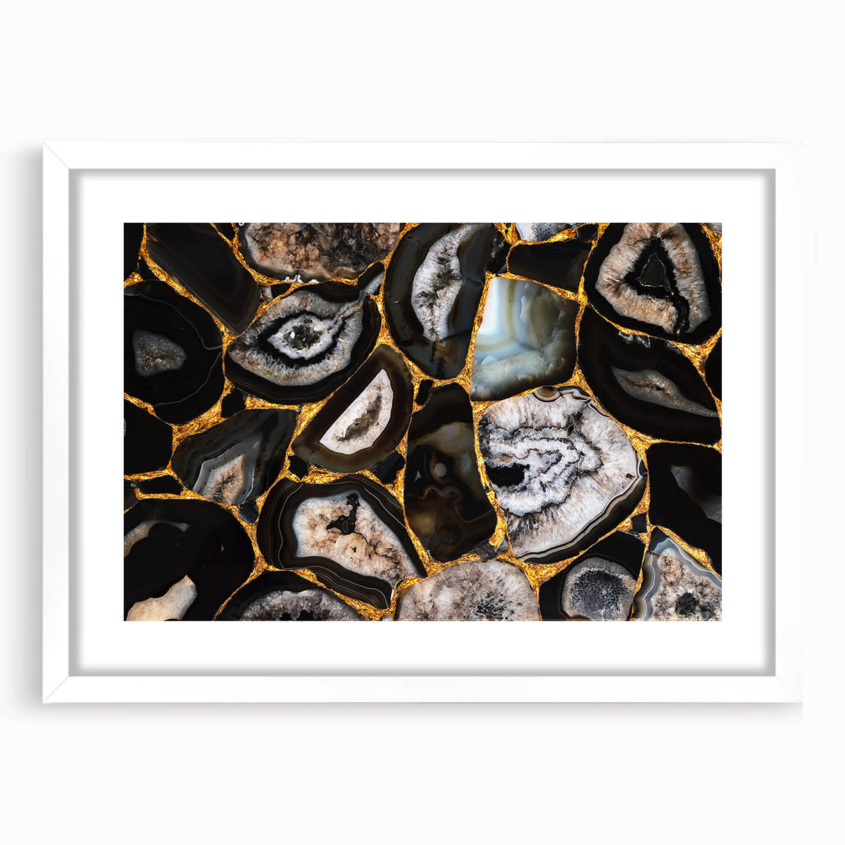 Abstract wall art featuring colorful strokes and lines in a modern design, framed with a white mat, perfect for contemporary home decor. The artwork adds a vibrant touch to any living space, enhancing aesthetic appeal.