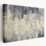 Abstract strokes and lines design on stretched canvas wall art, showcasing vibrant colors and dynamic patterns, ideal for modern home decor or art enthusiasts.