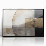 Modern Strokes and Lines Abstract Art on Canvas - Geometric Line Design