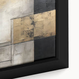 Modern Strokes and Lines Abstract Art on Canvas - Geometric Line Design