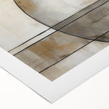 Modern Strokes and Lines Abstract Art on Canvas - Geometric Line Design
