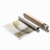 Modern Strokes and Lines Abstract Art on Canvas - Geometric Line Design