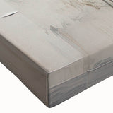 Close-up of a vibrant abstract strokes and lines design on stretched canvas wall art, showcasing rich colors and dynamic patterns, perfect for modern decor.