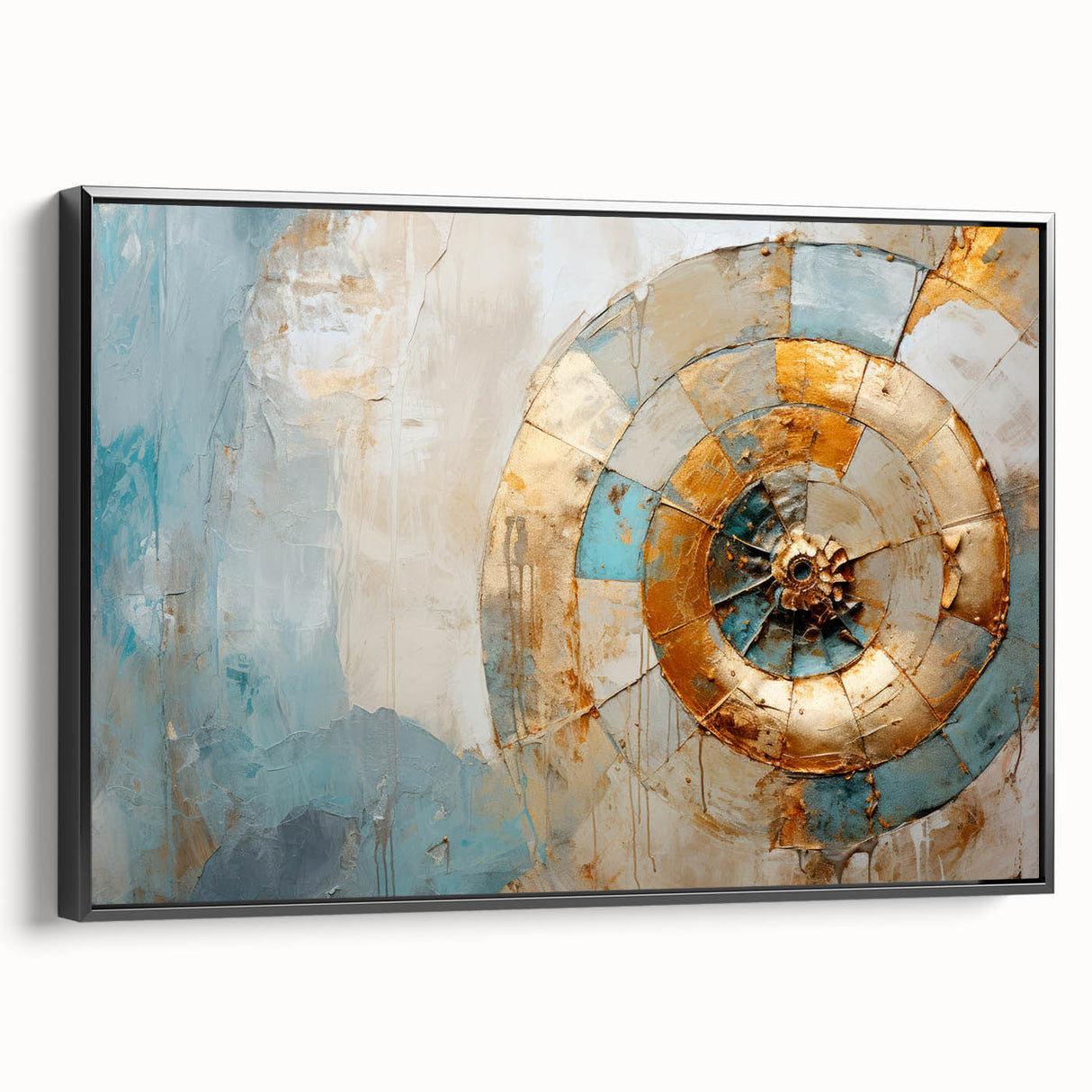 Framed wall art featuring abstract strokes and lines in varying shades of black and white, showcasing a modern design ideal for contemporary decor.