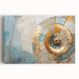 Abstract canvas wall art showcasing vibrant strokes and lines in bold colors, ideal for modern decor. Perfect for enhancing living spaces with artistic flair.